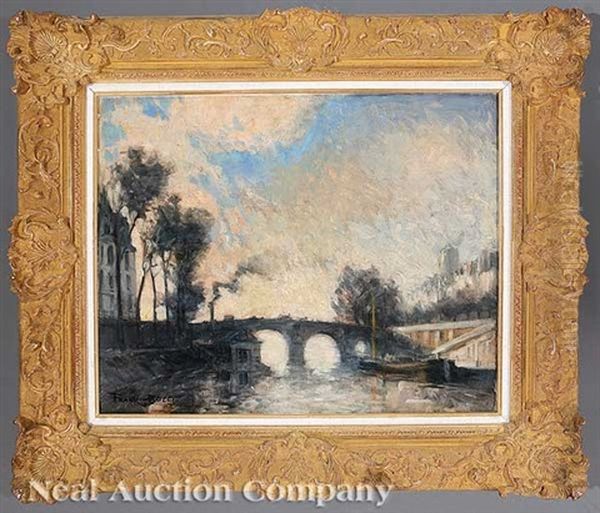 The Seine Oil Painting by Frank Myers Boggs