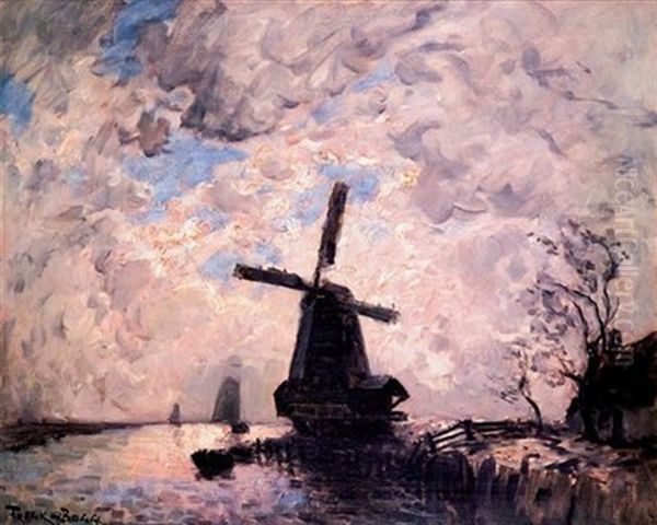 Le Moulin Oil Painting by Frank Myers Boggs