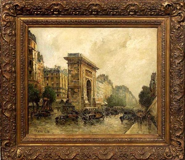 Arc, Porte Sainte-denis, Paris by Frank Myers Boggs