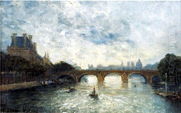 Le Pont Marie, Le Matin Oil Painting by Frank Myers Boggs