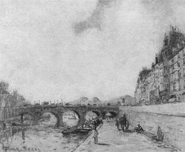 The Pont Neuf Oil Painting by Frank Myers Boggs