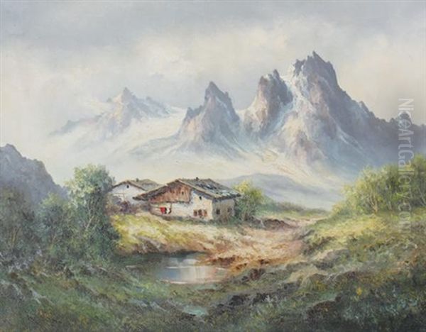 The Wetterstin Bavarian School Oil Painting by Christian Bogo