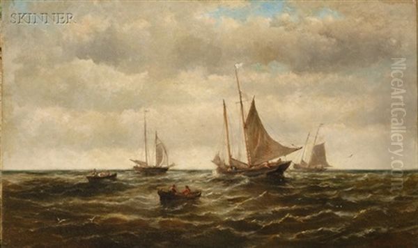 Normandie Oil Painting by Aleksei Petrovich Bogolyubov