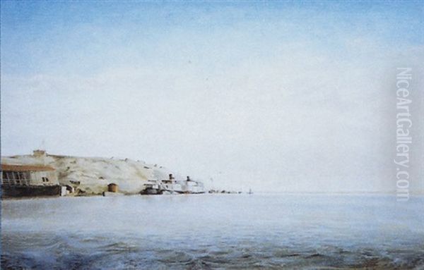 Bord De Mer Oil Painting by Aleksei Petrovich Bogolyubov