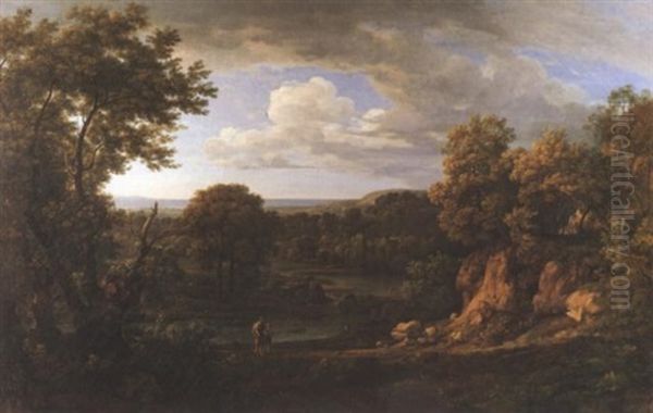 Klassische Landschaft Oil Painting by Nicolas Didier Boguet