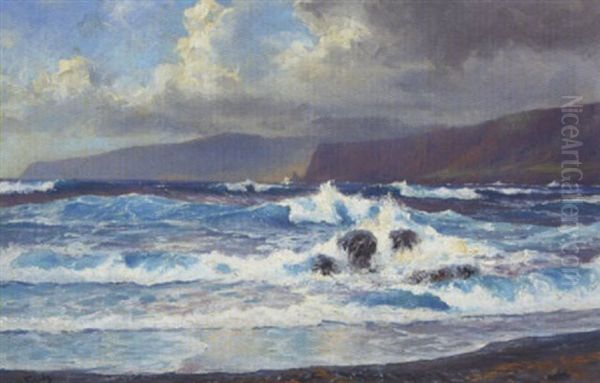 Kystparti, Tenerife by Hans (Johannes) Bohrdt