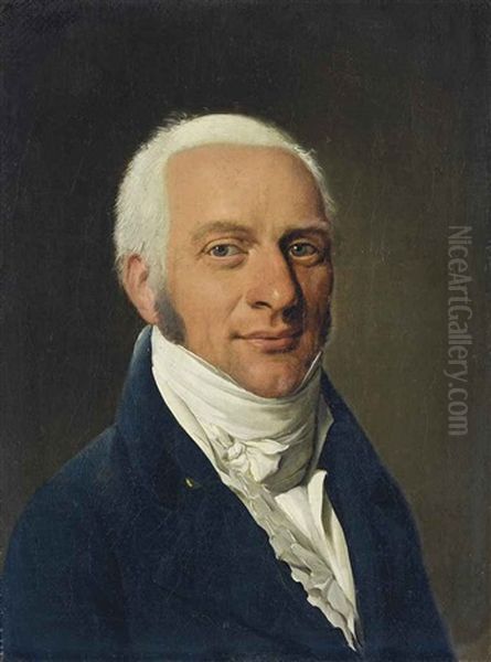 Portrait Du Comte Louis-charles De Sainte-aldegonde Oil Painting by Louis Leopold Boilly