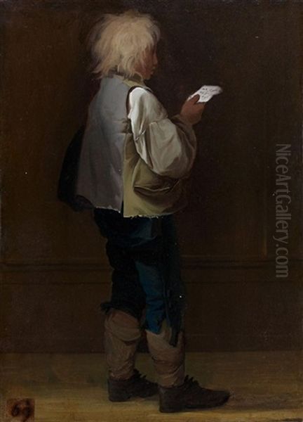 Le Jeune Porteur De Lettre Oil Painting by Louis Leopold Boilly