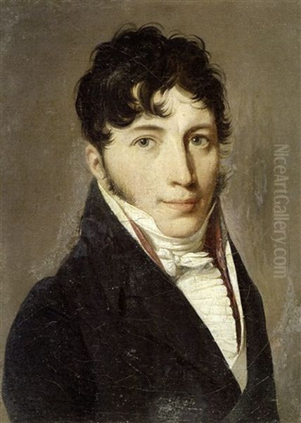 Portrait D'etienne Nitot, Orfevre Et Createur De La Maison Chaumet Oil Painting by Louis Leopold Boilly