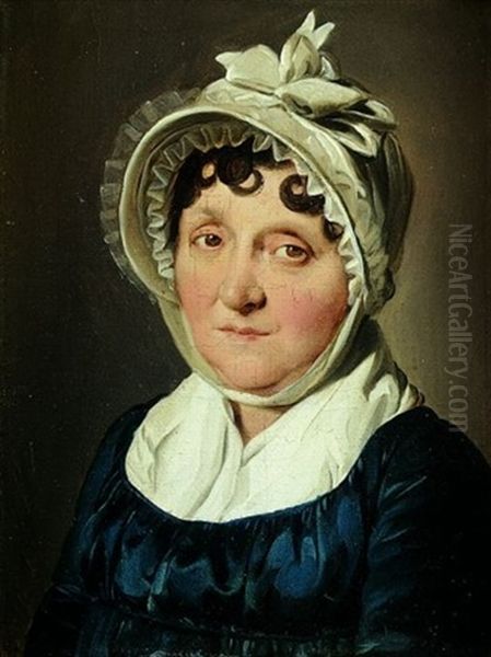 Portrait De Madame Puget(?) Oil Painting by Louis Leopold Boilly