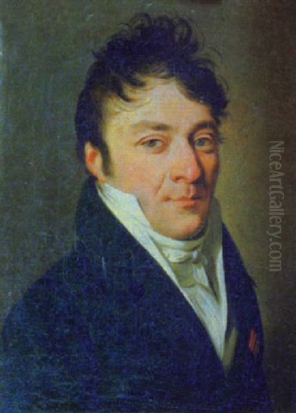 Portrait D'un Homme Oil Painting by Louis Leopold Boilly