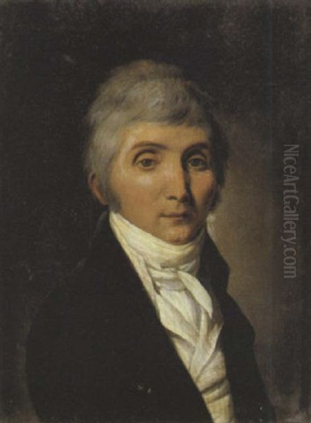 Portrait De Philippe Panon Desbassyns, Comte De Richemont Oil Painting by Louis Leopold Boilly