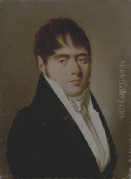 Portrait Of Maurice Martin Oil Painting by Louis Leopold Boilly