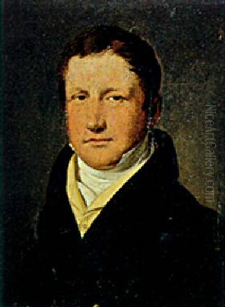 Portrait De Colin Mackenzie Oil Painting by Louis Leopold Boilly