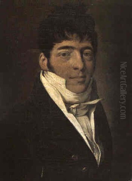 Portrait De Monsieur Fossard Oil Painting by Louis Leopold Boilly