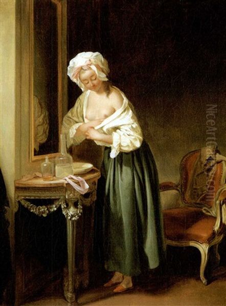 La Toilette Oil Painting by Louis Leopold Boilly