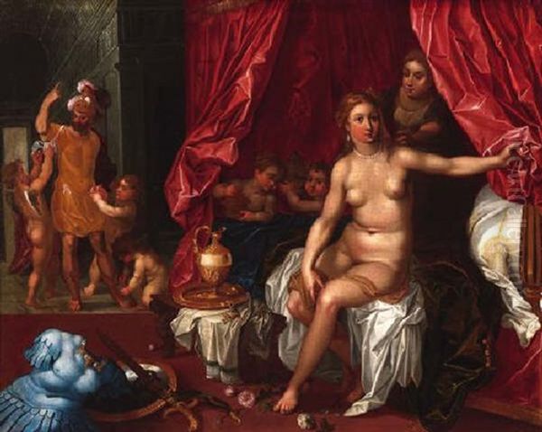 Die Toilette Der Venus Oil Painting by Ambroise du Bois