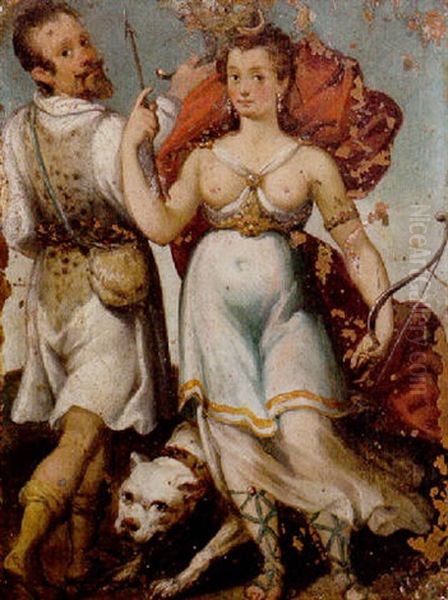 An Allegory Of Hunting Oil Painting by Ambroise du Bois