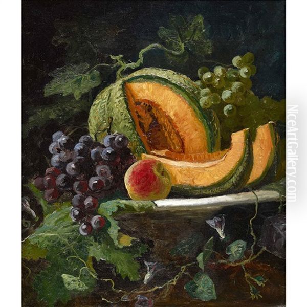 Nature Morte Aux Fruits by Charles Edouard du Bois