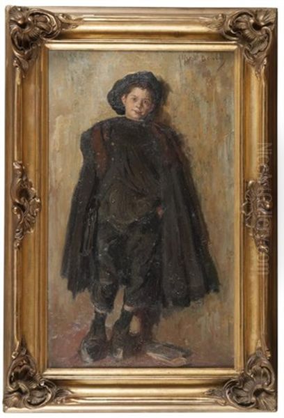 Jeune Inconnu Oil Painting by Alfred Boisson