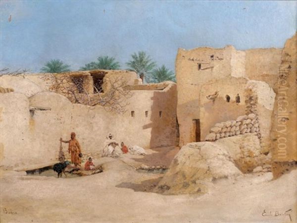 Biskra Oil Painting by Emile Boivin