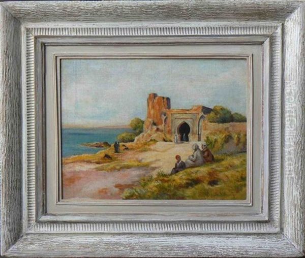 Bord De Mer Anime Oil Painting by Emile Boivin