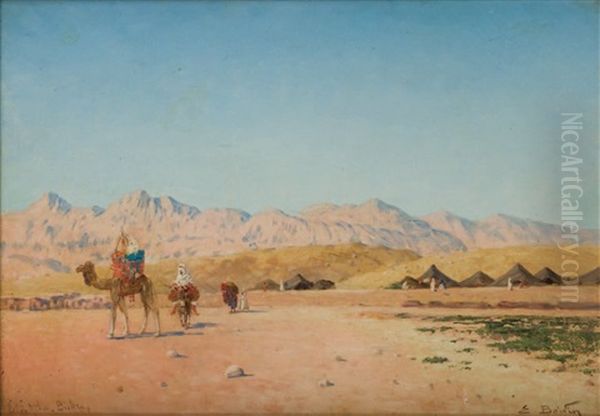 Col De Spha, Biskra Oil Painting by Emile Boivin