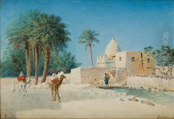 Environs De Biskra Oil Painting by Emile Boivin