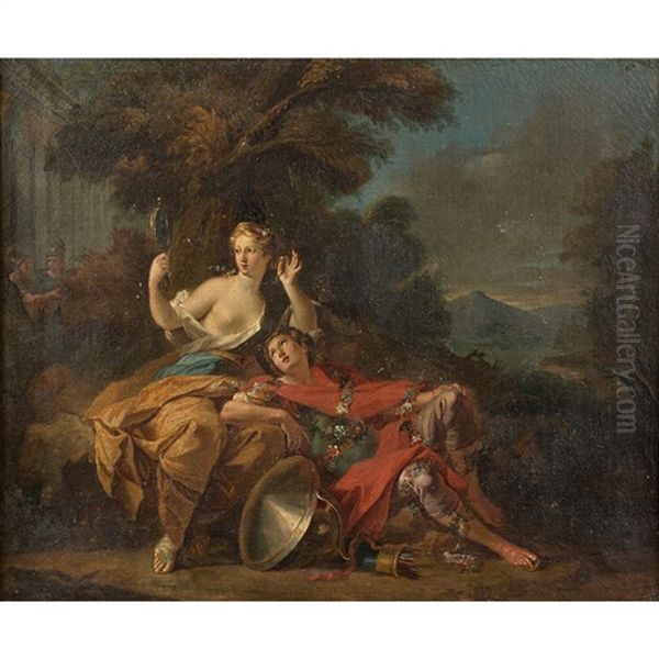 Renaud Et Armide Oil Painting by Antoine Boizot