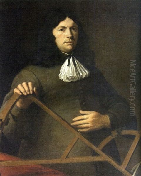 Portrait D'un Geometre Oil Painting by Ferdinand Bol