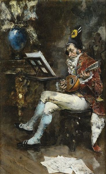 Le Musicien Oil Painting by Giovanni Boldini