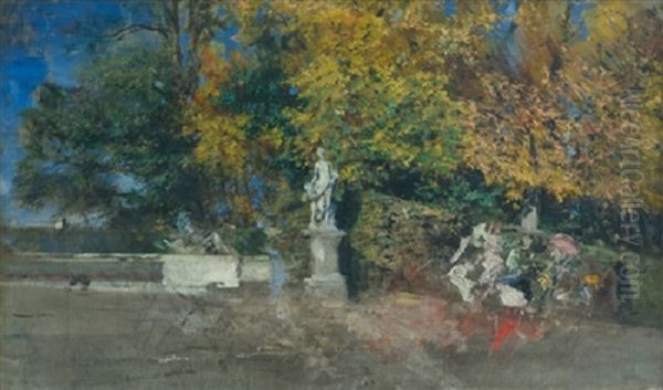 Versailles: Allae Des Rois Oil Painting by Giovanni Boldini