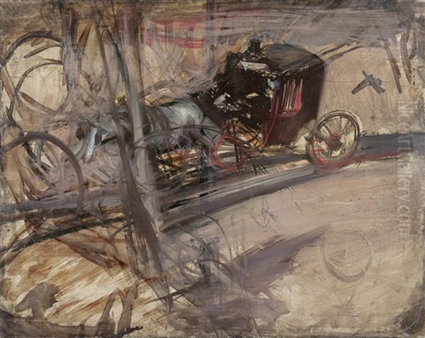 Der Kutscher Oil Painting by Giovanni Boldini