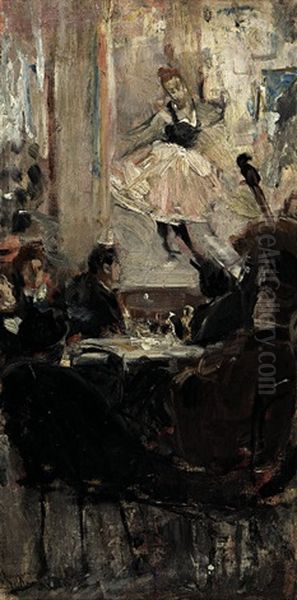 Cafe Concert Oil Painting by Giovanni Boldini