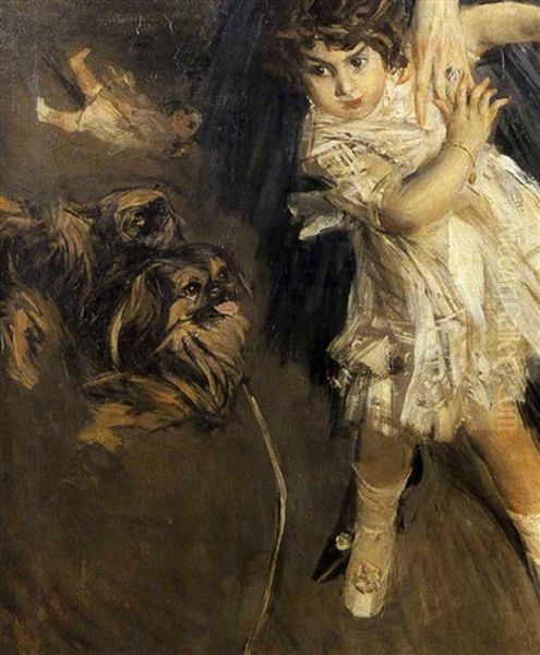 Ritratto Di Madame Juana Edwards Gandarillas Oil Painting by Giovanni Boldini