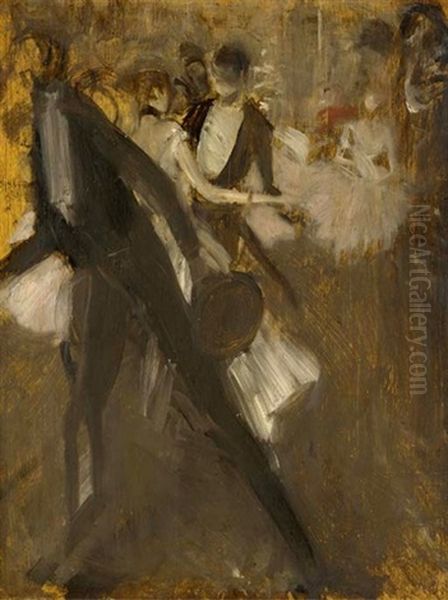 After The Ballet Oil Painting by Giovanni Boldini