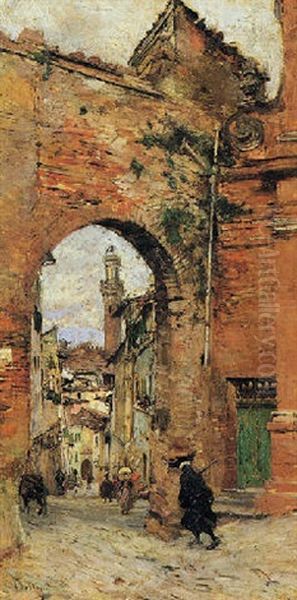 Siena Oil Painting by Giovanni Boldini