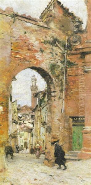 Siena Oil Painting by Giovanni Boldini