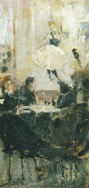 Le Cafe Concert Oil Painting by Giovanni Boldini