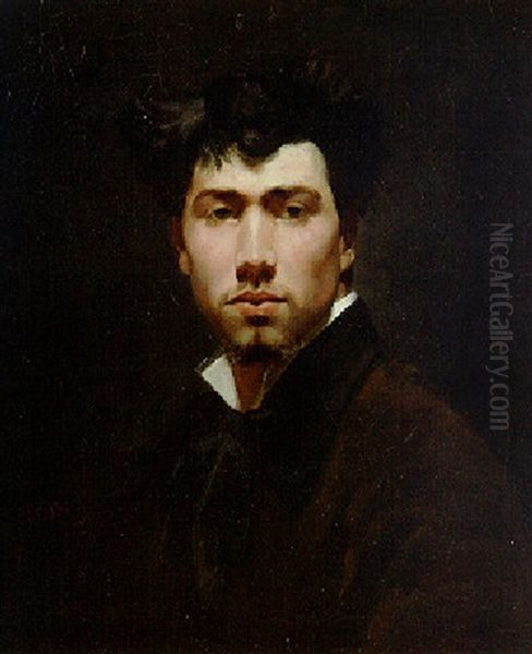 Portrait De Jeune Homme Oil Painting by Giovanni Boldini