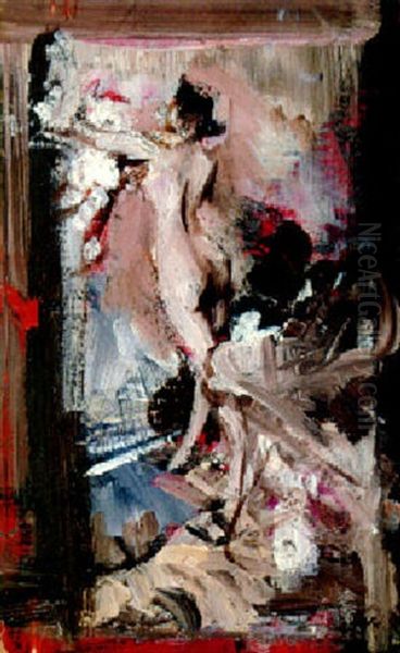 La Toilette Oil Painting by Giovanni Boldini