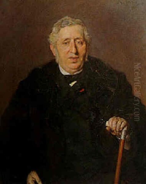 Monsieur William Seligman Oil Painting by Giovanni Boldini