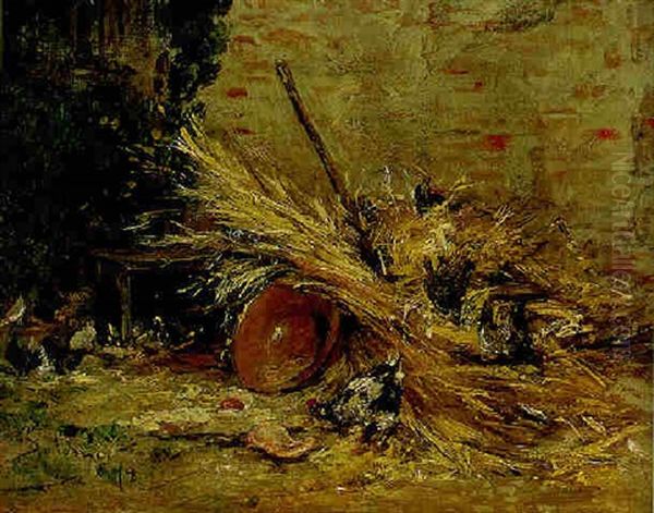 Gallinelle Ruspanti Oil Painting by Giovanni Boldini