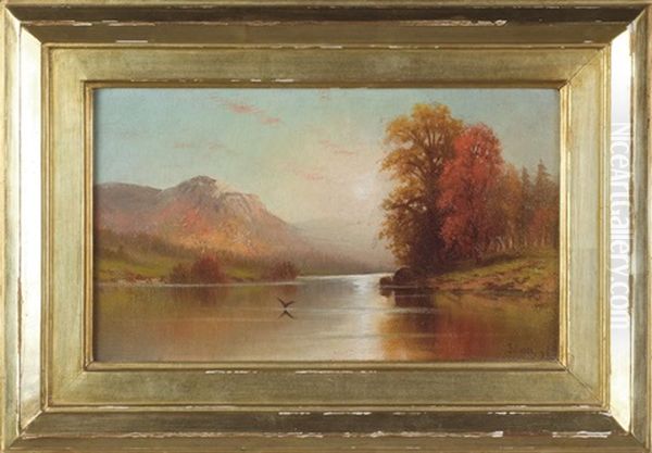 Autumn Landscape Oil Painting by M. de Forest Bolmer