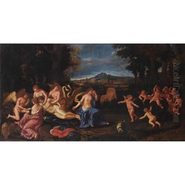 Death Of Adonis Oil Painting by Gian Battista Bolognini the Elder