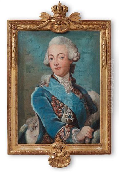 Gustaf Iii (1746-1792) Oil Painting by Lars Henning Boman