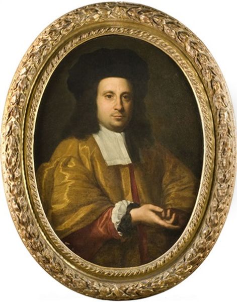 Portrait Eines Venezianischen Adeligen Oil Painting by Sebastiano Bombelli