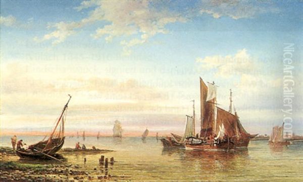 Meeresansicht Aus Holland Oil Painting by Elias Pieter van Bommel