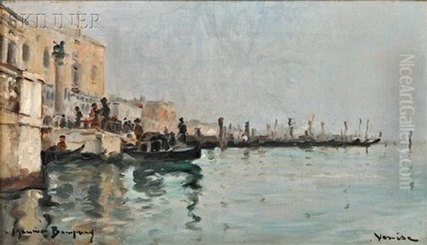 Venice Oil Painting by Maurice Bompard