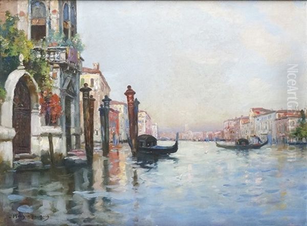 Venise, Le Grand Canal Oil Painting by Maurice Bompard